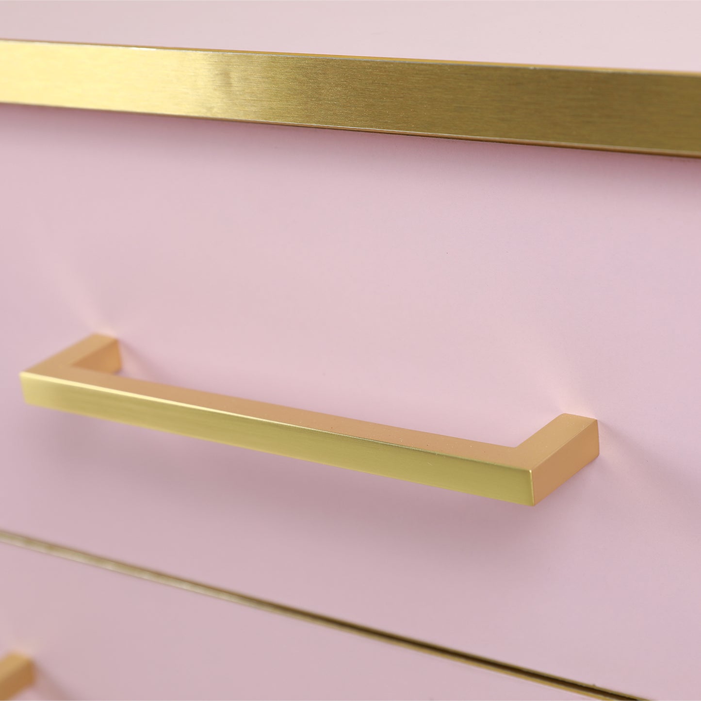 New Princess Single Nail Desk - Pink